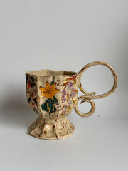 Whimsical Garden Mug wit Vincent Van Gogh Words