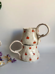 Cute Minimalist Pumpkin Halloween Mug