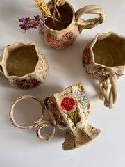 Whimsical Garden Mug wit Vincent Van Gogh Words