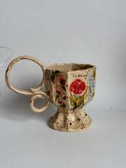 Whimsical Garden Mug wit Vincent Van Gogh Words