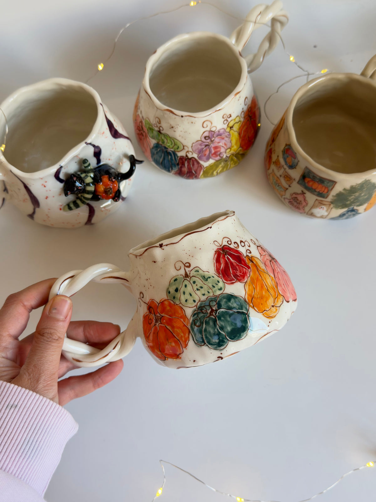 Colorful Pumpkins Mug