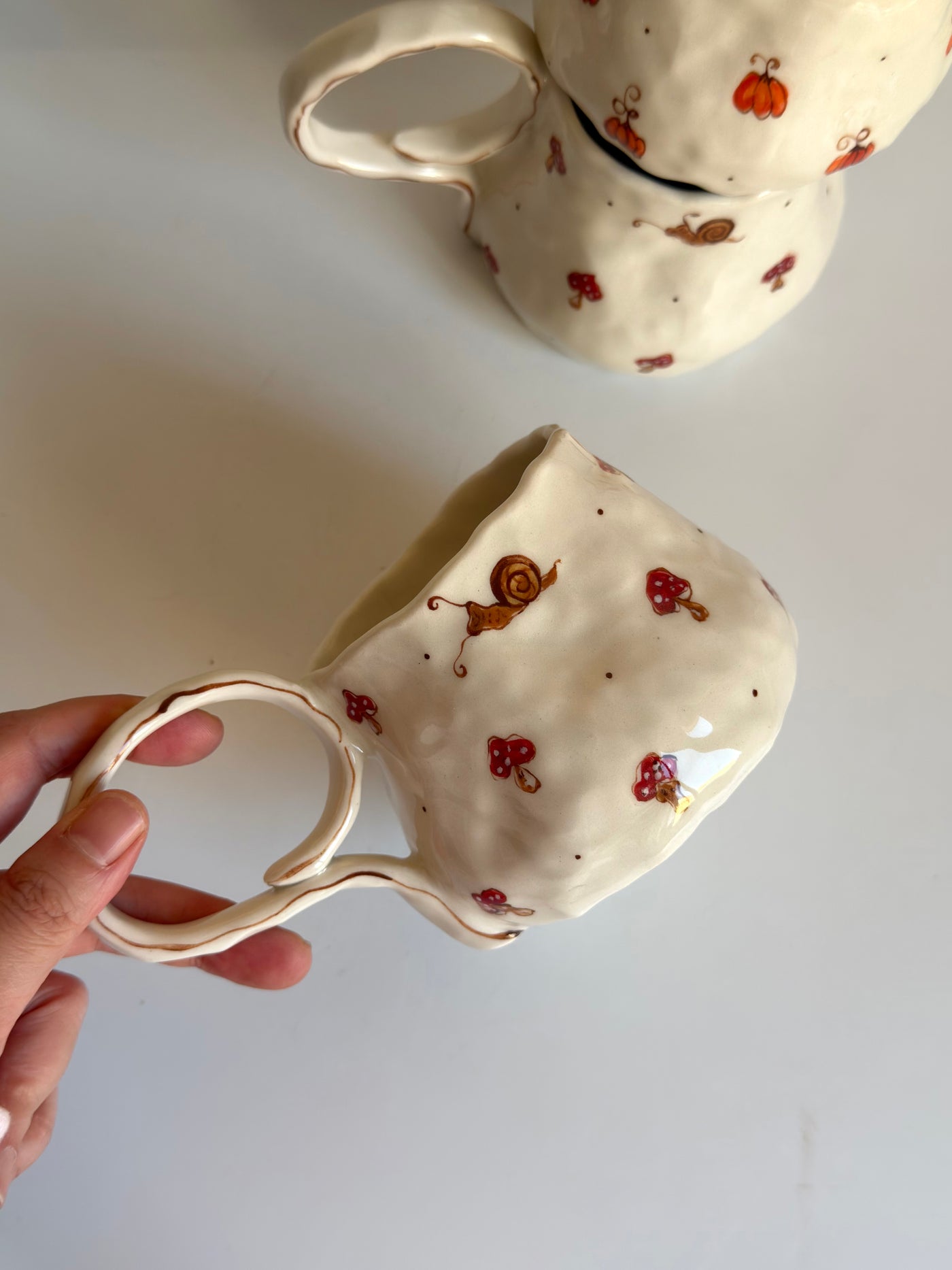 Mini Mushrooms Autumn Mug