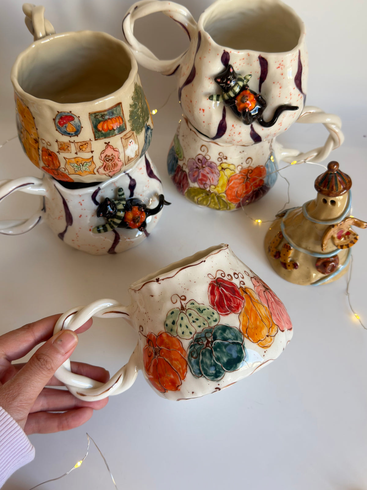 Colorful Pumpkins Mug