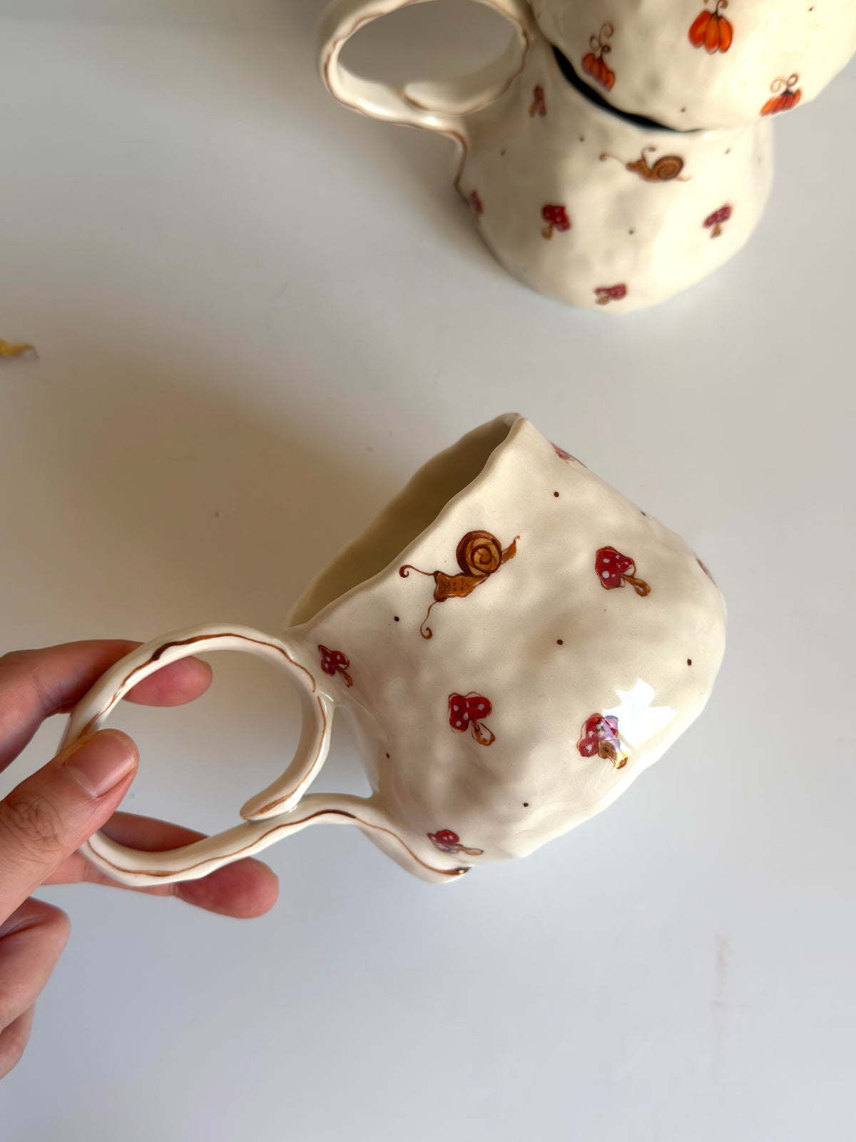 Mini Mushrooms Autumn Mug