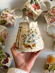 Framed Flowers Pitcher