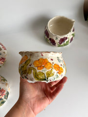 California Poppies Matcha Bowl