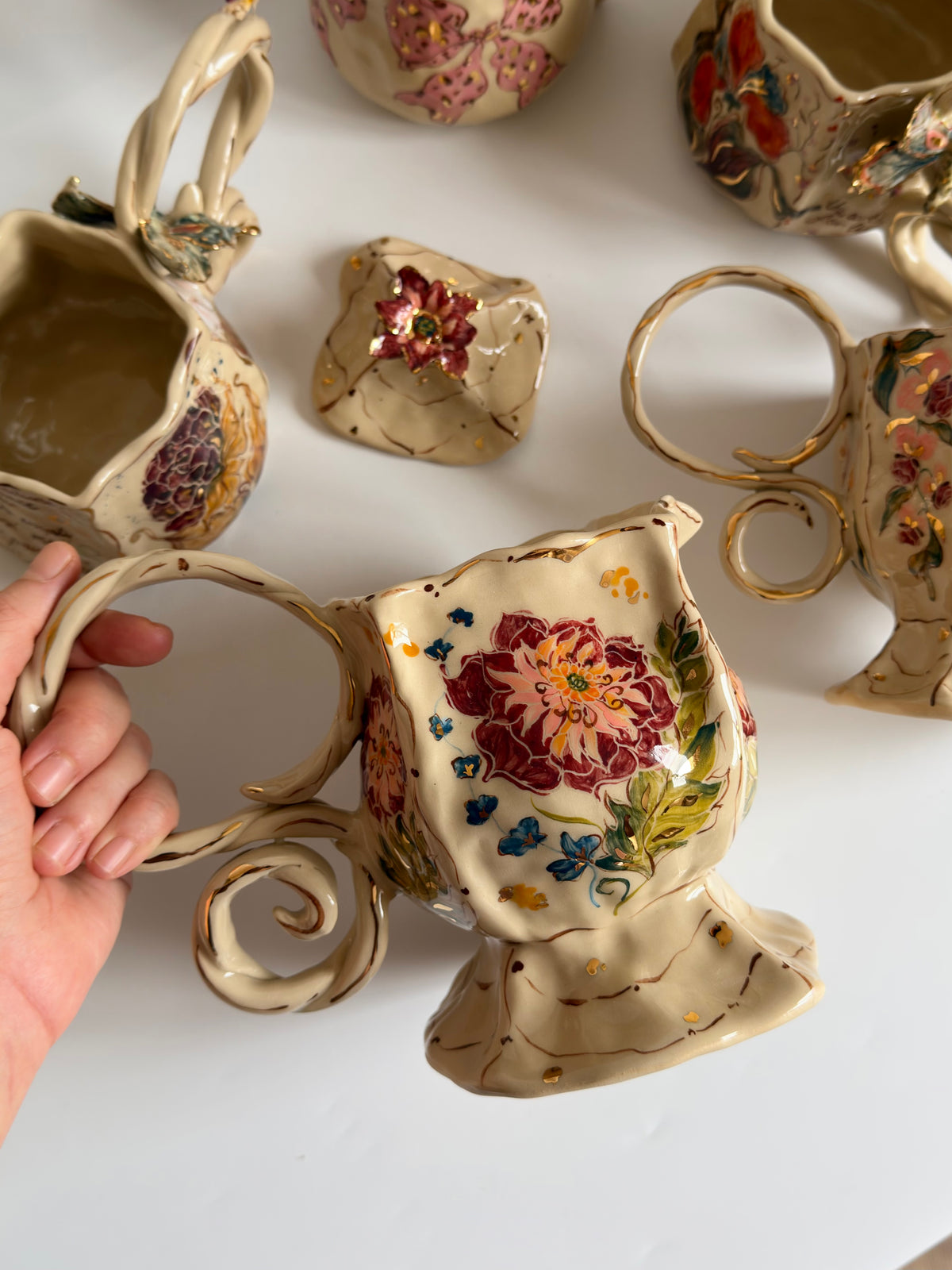 Dahlia Fever Teapot