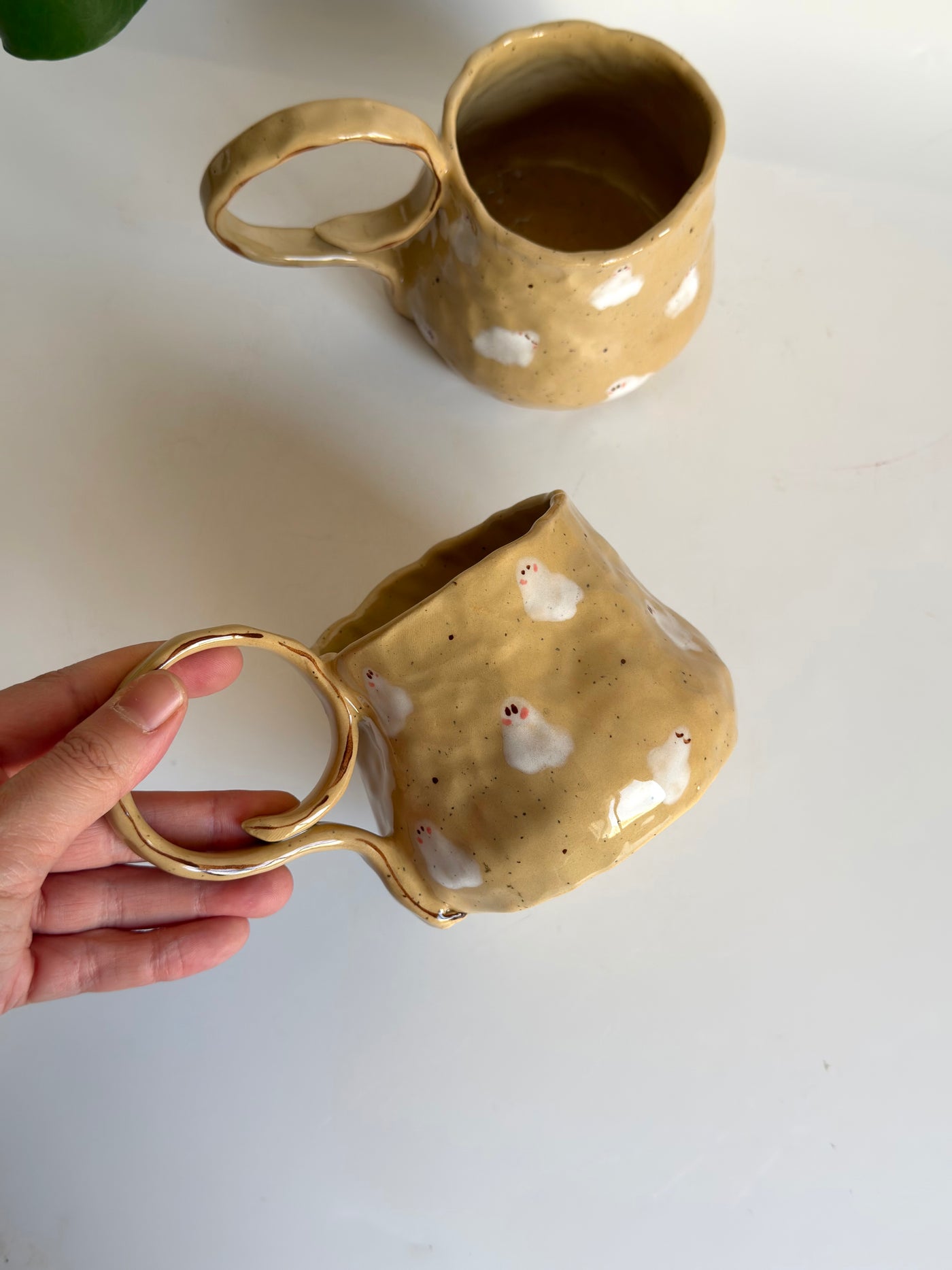 Cute Ghosts Stoneware Mug
