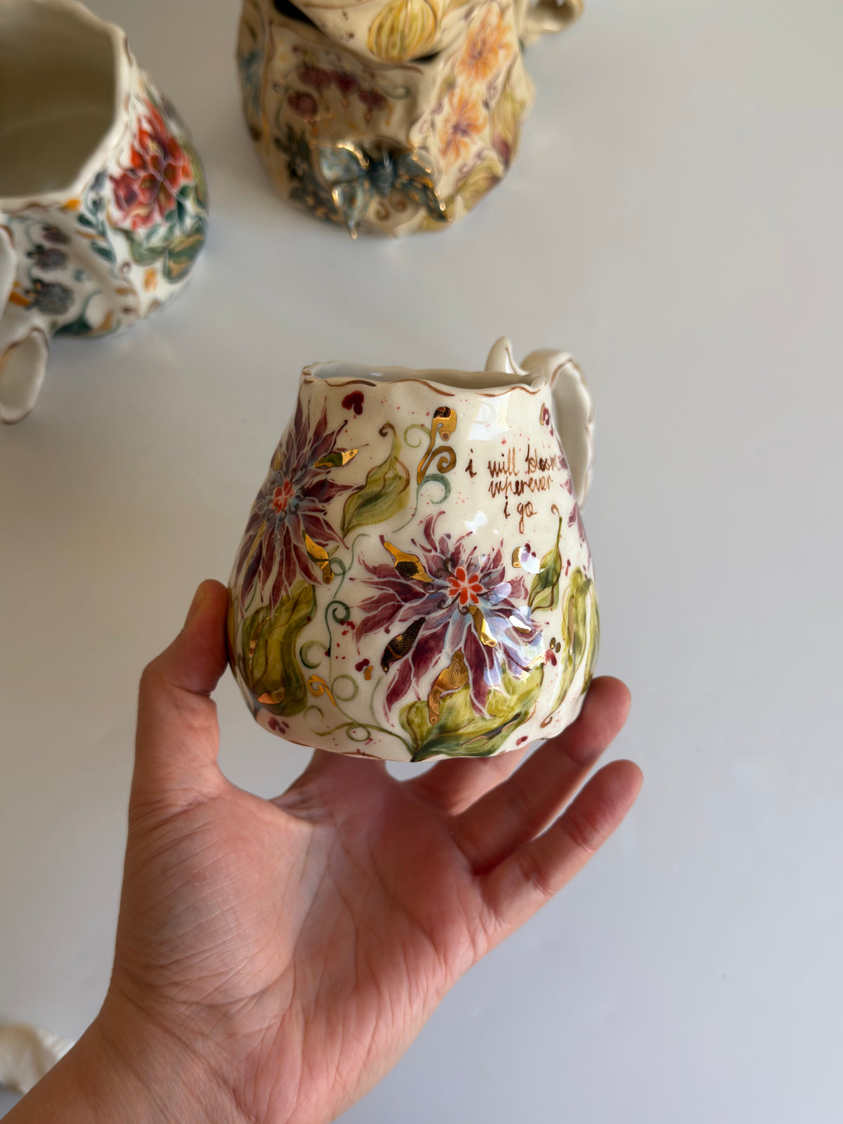 I Will Bloom Dahlia Mug
