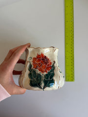 Dahlia Flowers Utensil Holder / Vase