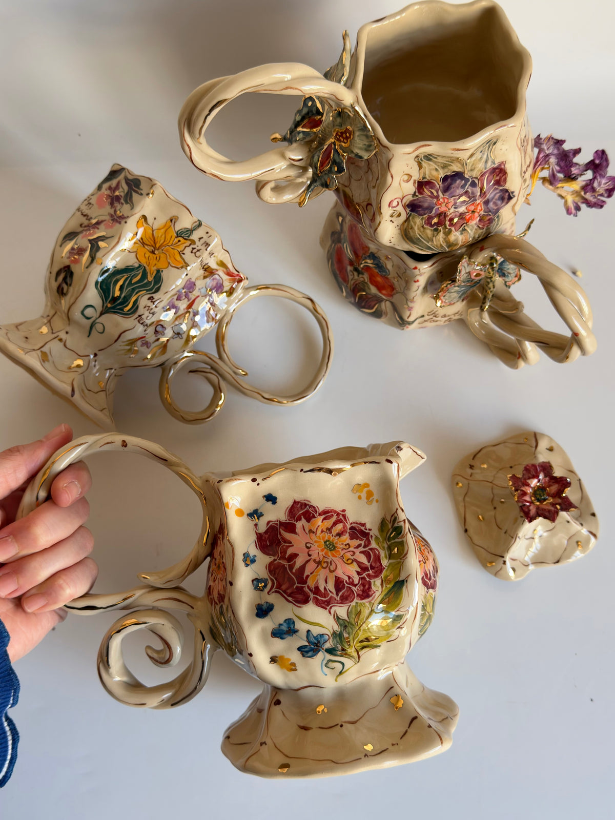 Dahlia Fever Teapot
