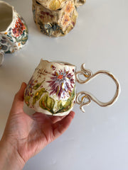 I Will Bloom Dahlia Mug