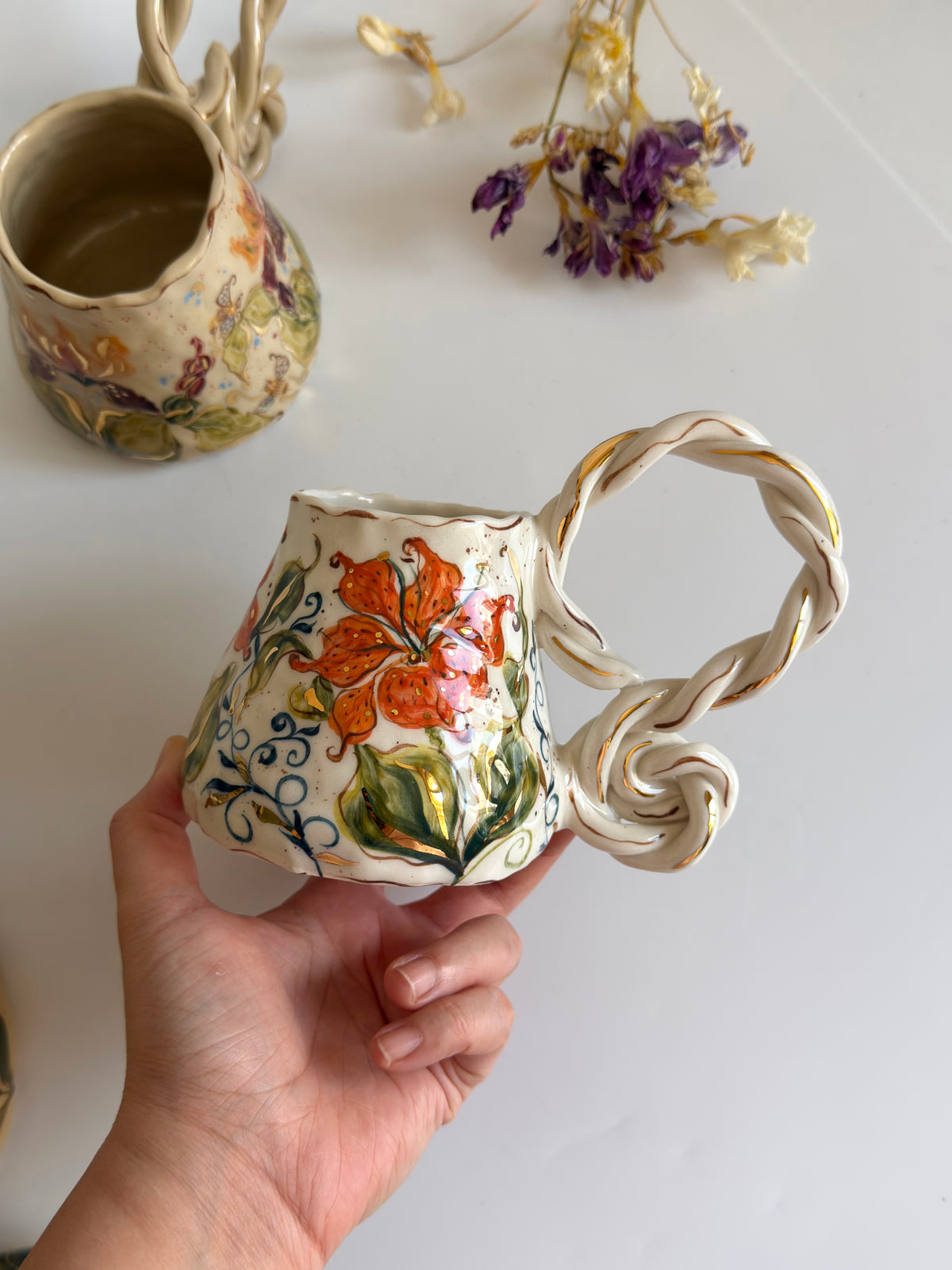 Tiger Lily Orange Mug