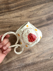 Colorful Pumpkin in Framed Mug