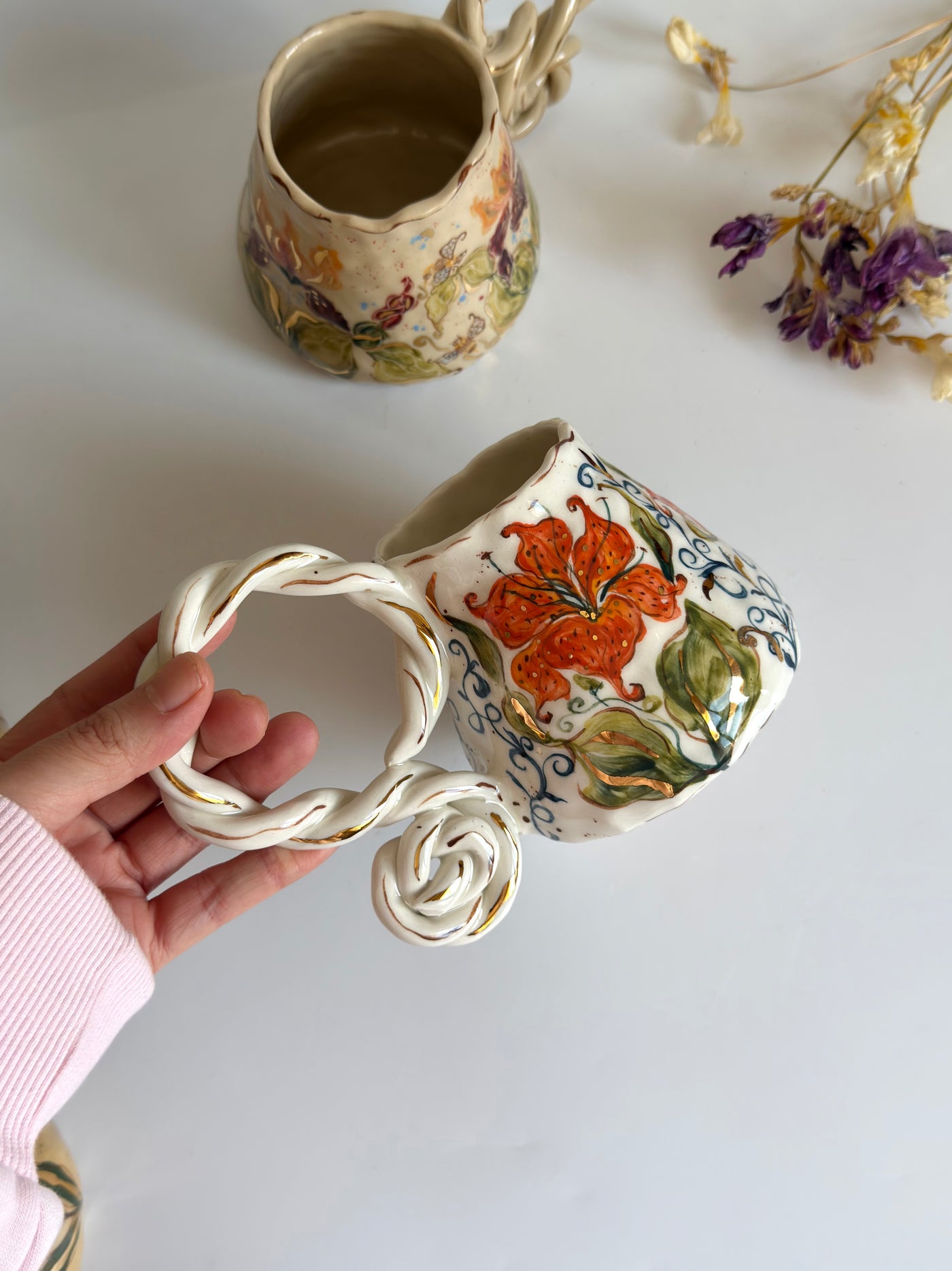 Tiger Lily Orange Mug
