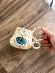 Colorful Pumpkin in Framed Mug