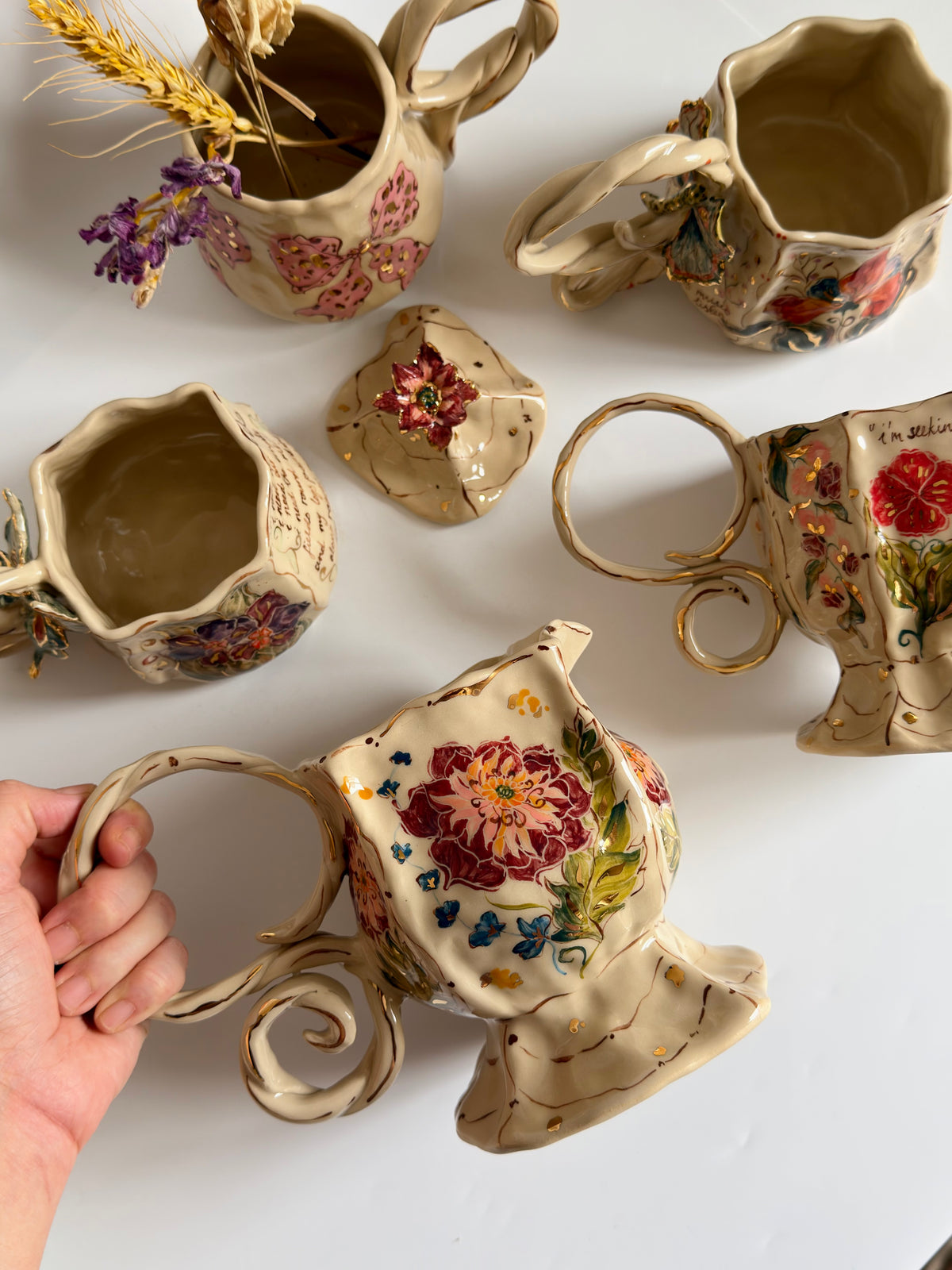 Dahlia Fever Teapot