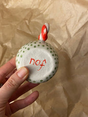 Candy Cane and Gingerman Candle Holder