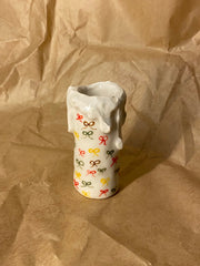 Christmas Ribbons Candle Holder