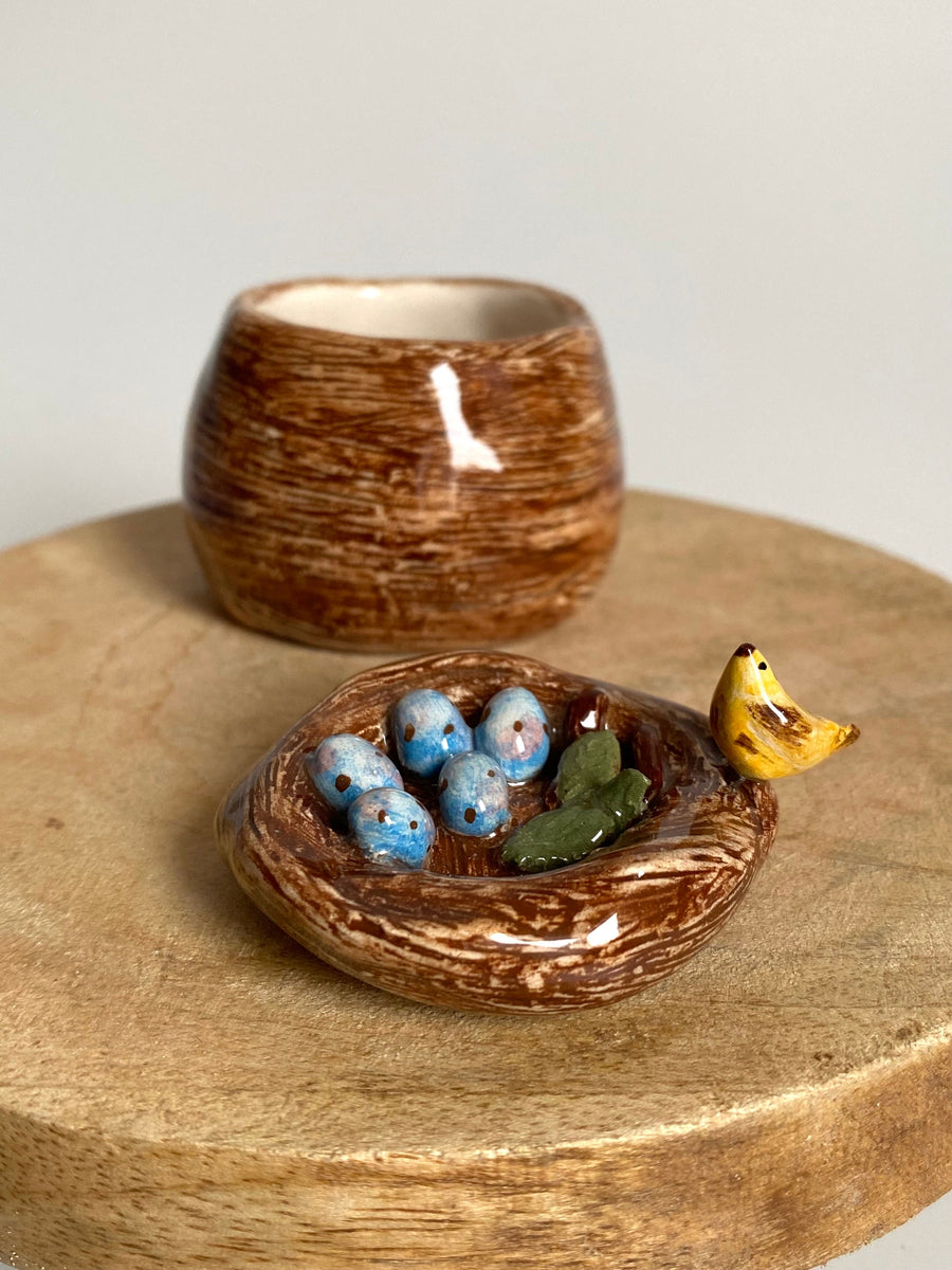 Bird Nest Jewelry Box