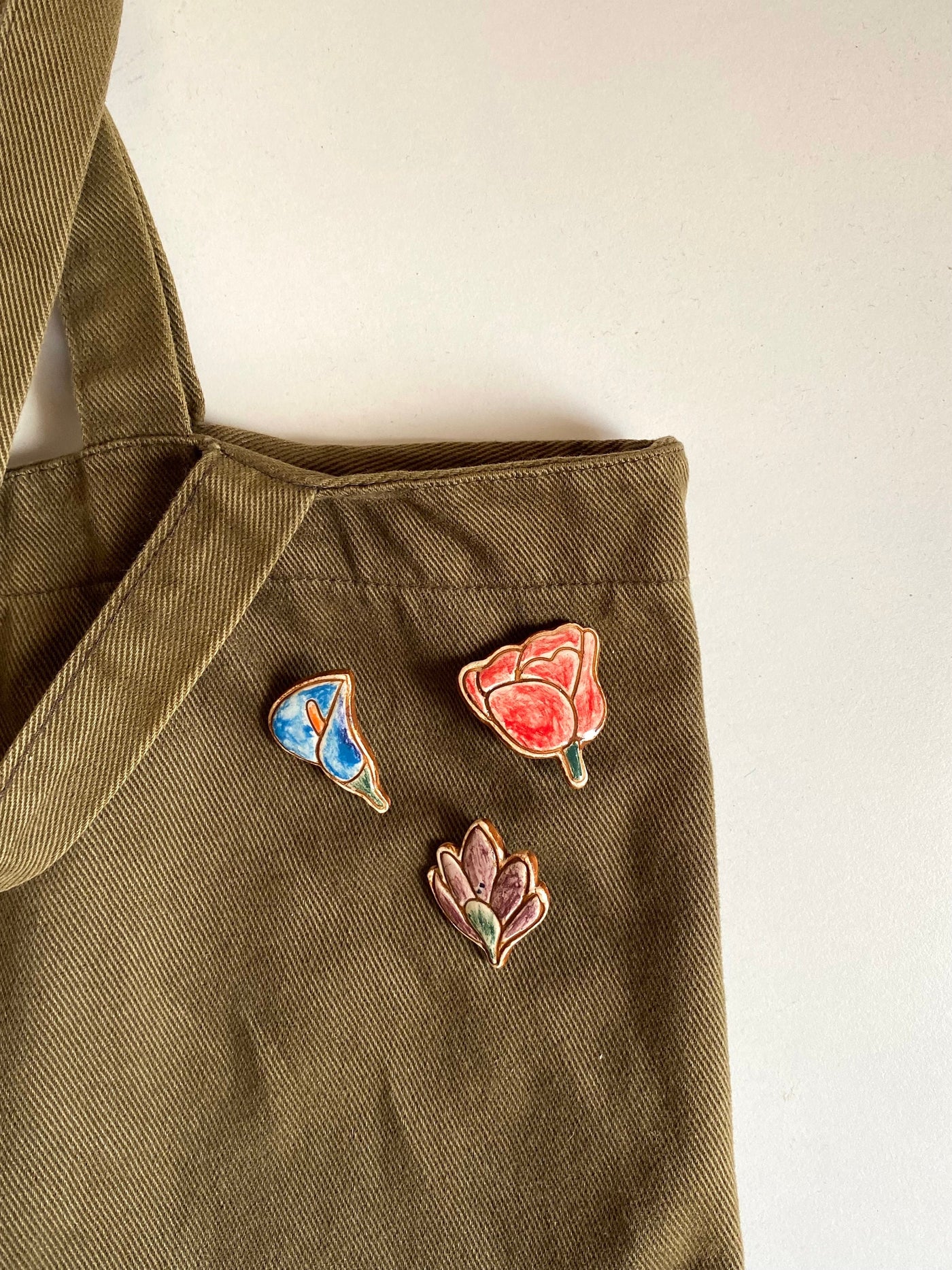 Botanical Pin Brooch Set