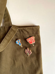 Botanical Pin Brooch Set