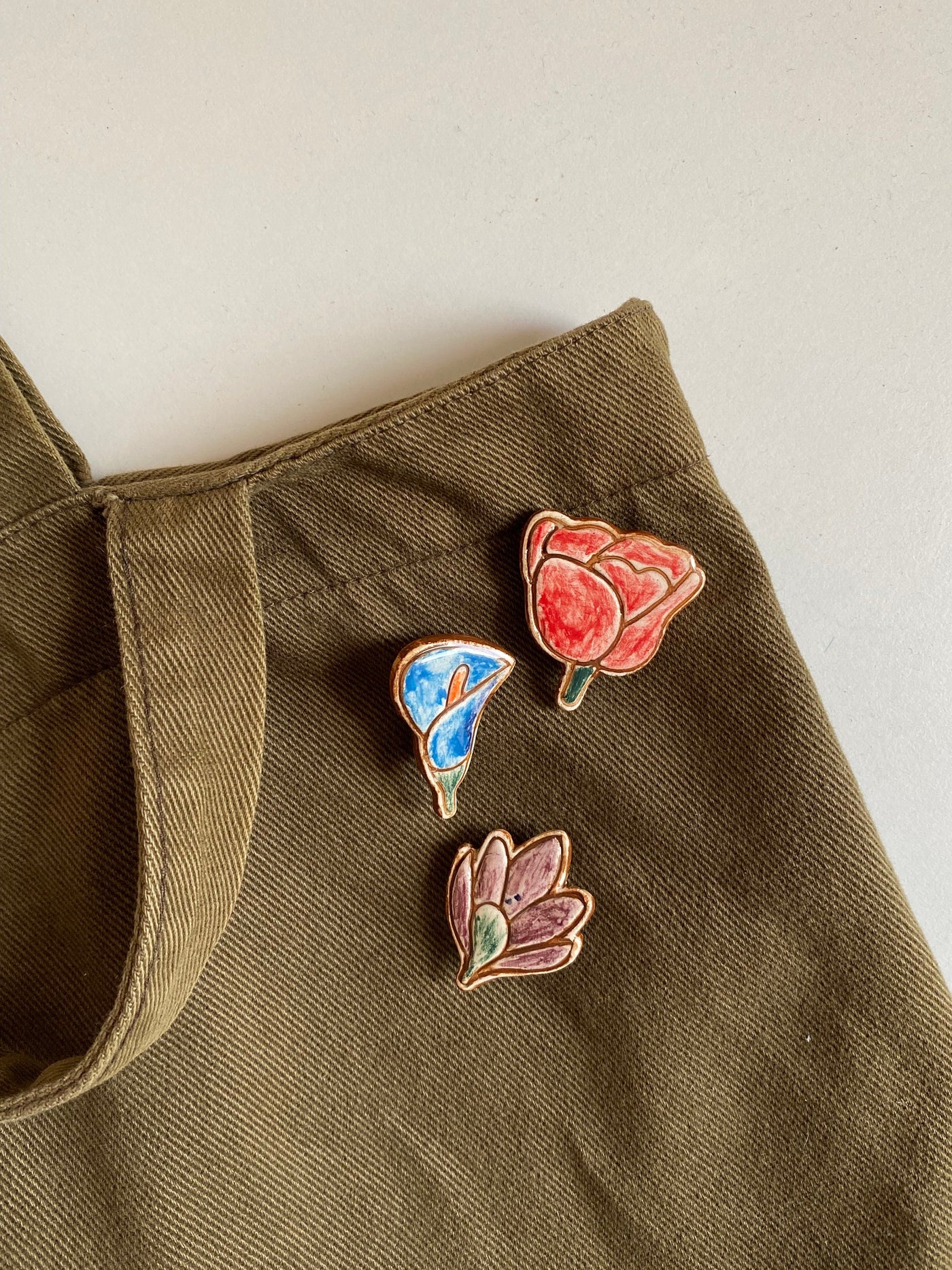 Botanical Pin Brooch Set