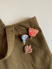 Botanical Pin Brooch Set