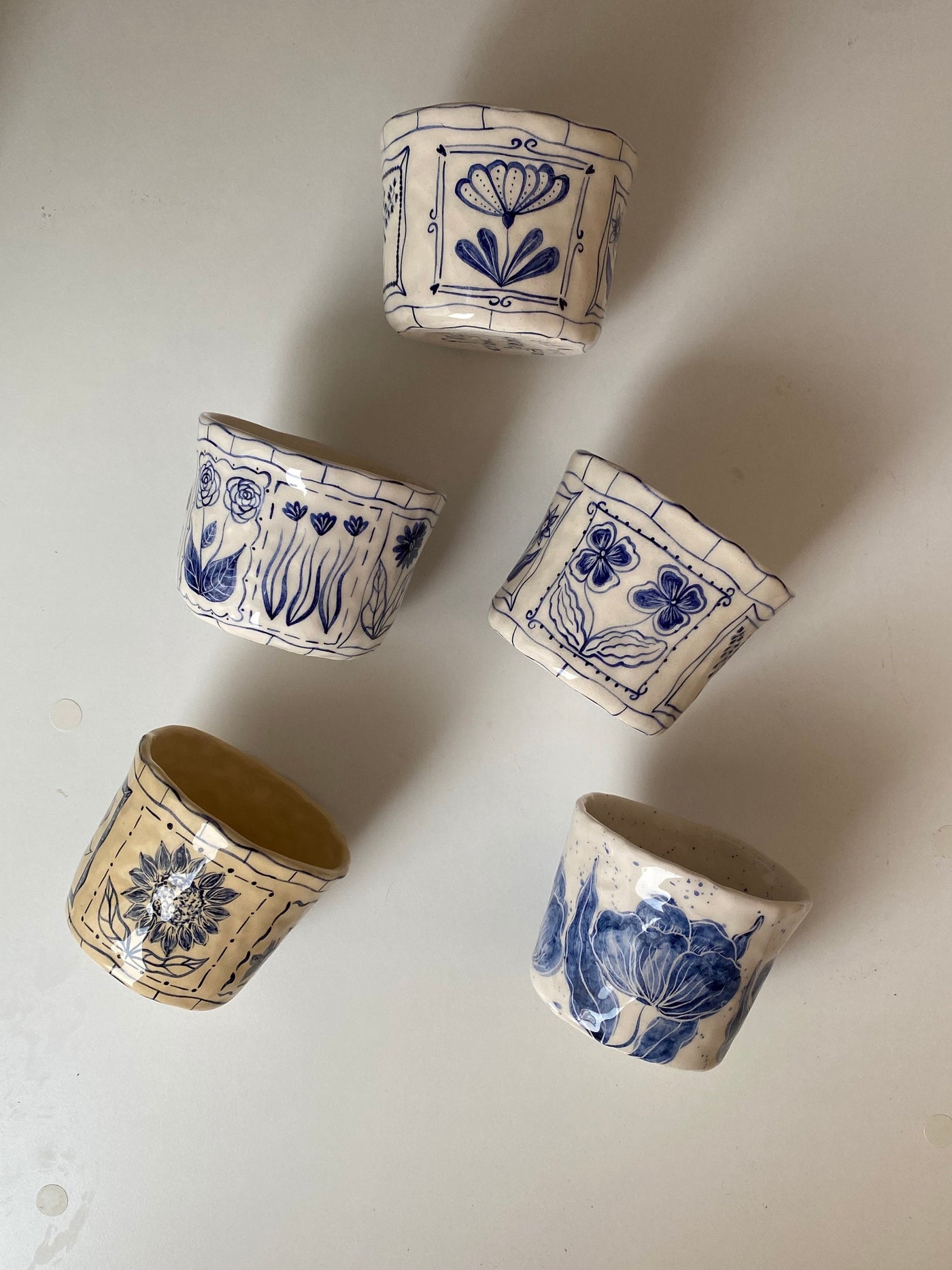 Blue Tulips Cup