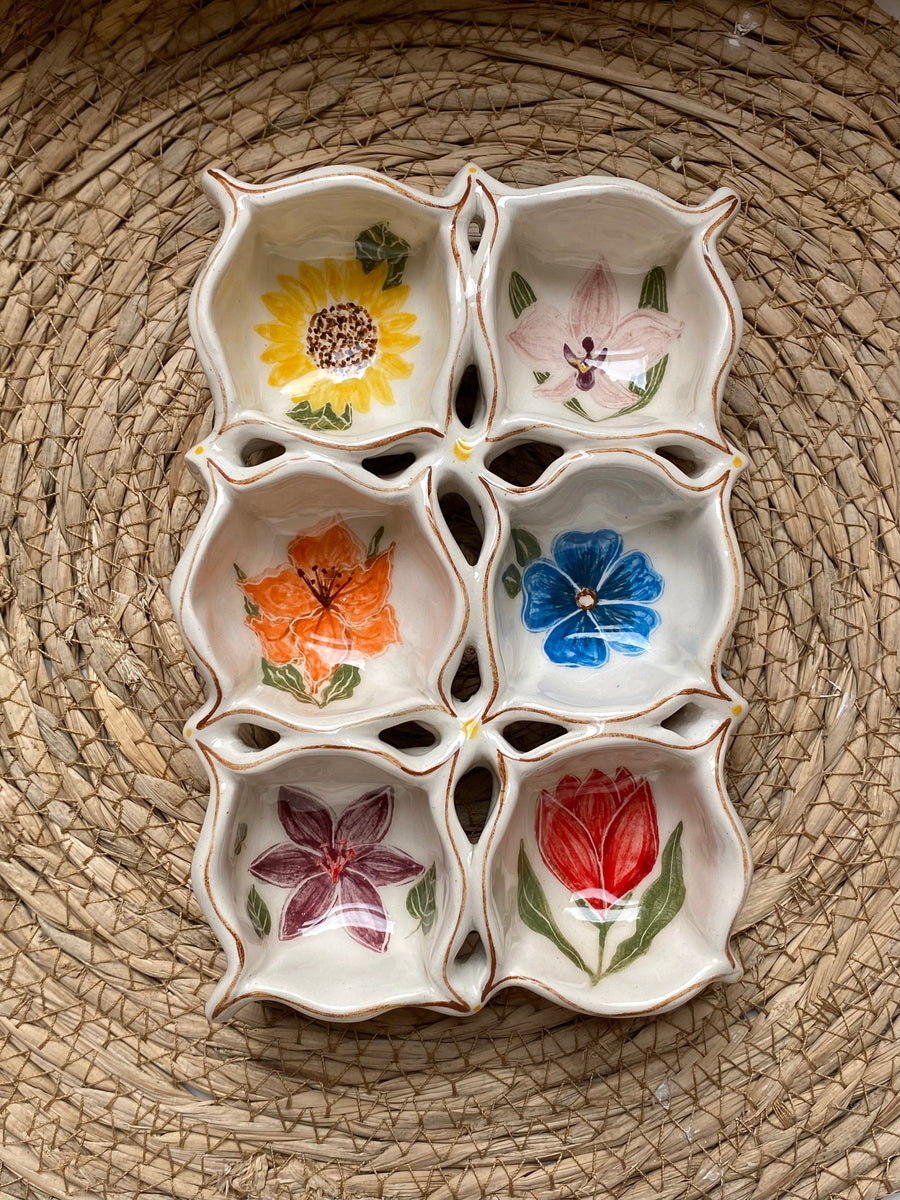 Floral Egg Tray