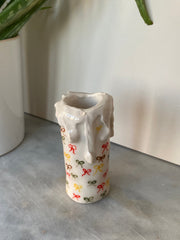 Christmas Ribbons Candle Holder