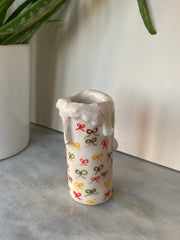 Christmas Ribbons Candle Holder