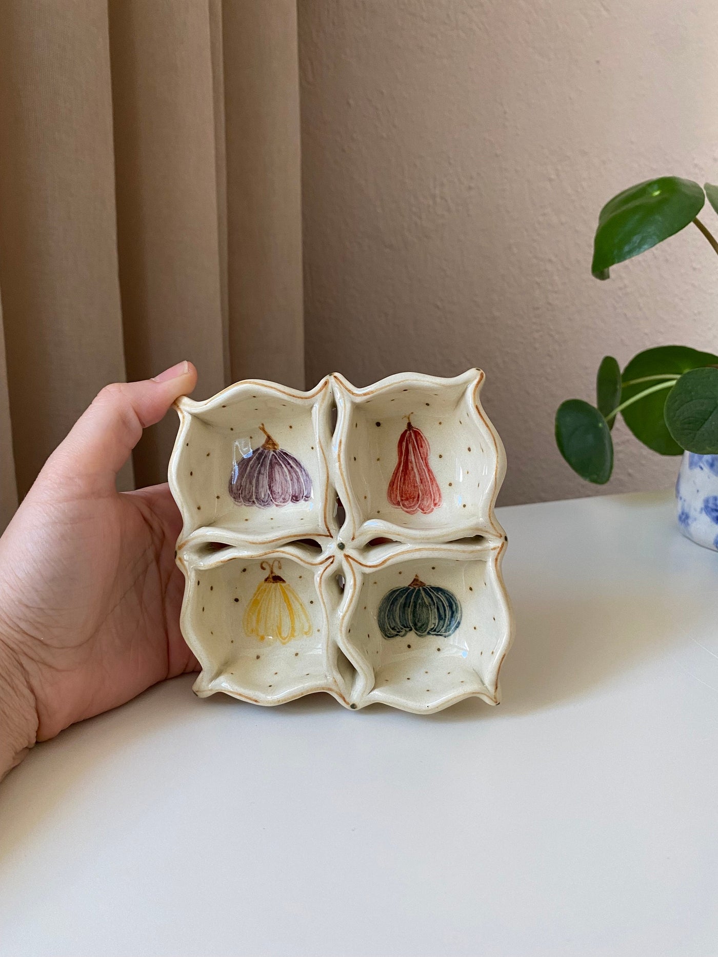 Colorful Pumkin Jewelry Tray