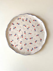 Red Poppy Plate