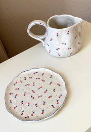 Red Poppy Plate