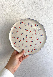 Red Poppy Plate