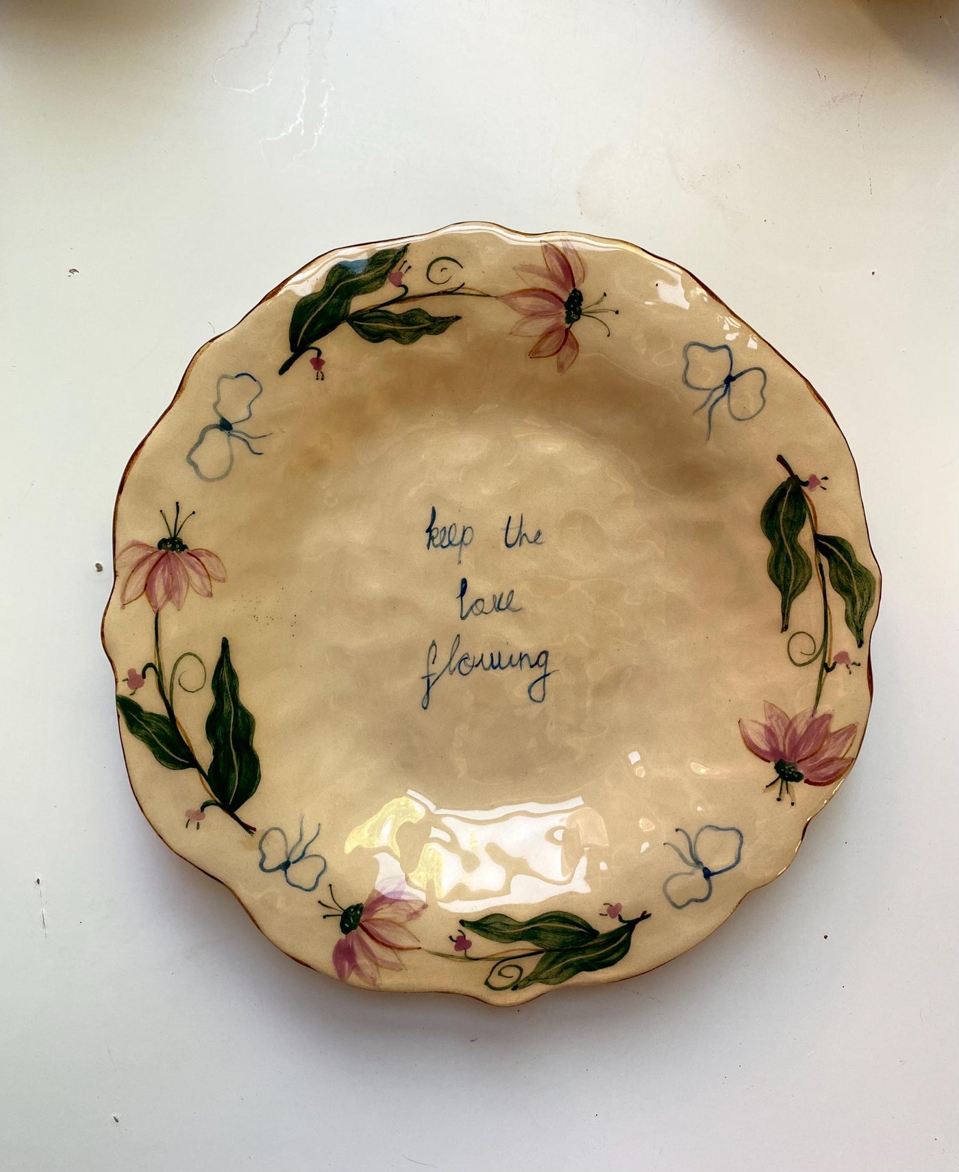Keep the Love Flowing Plate
