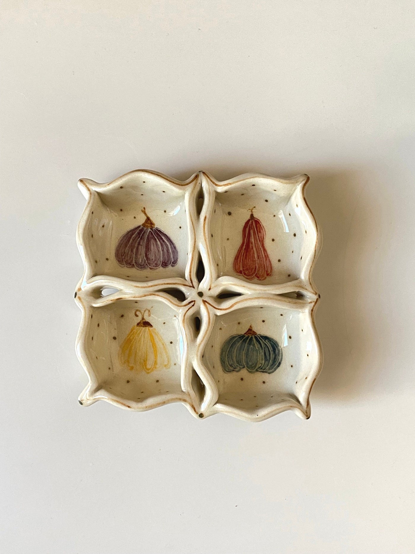 Colorful Pumkin Jewelry Tray