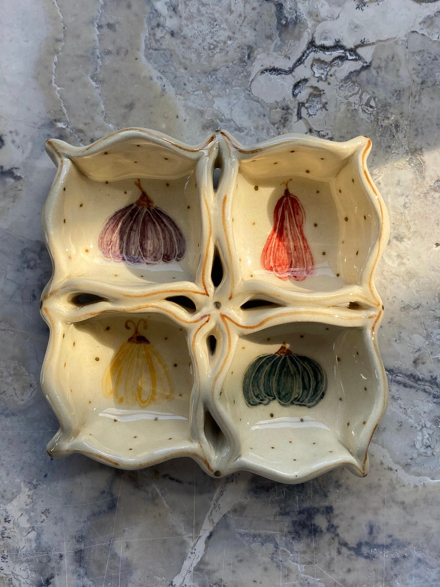 Colorful Pumkin Jewelry Tray