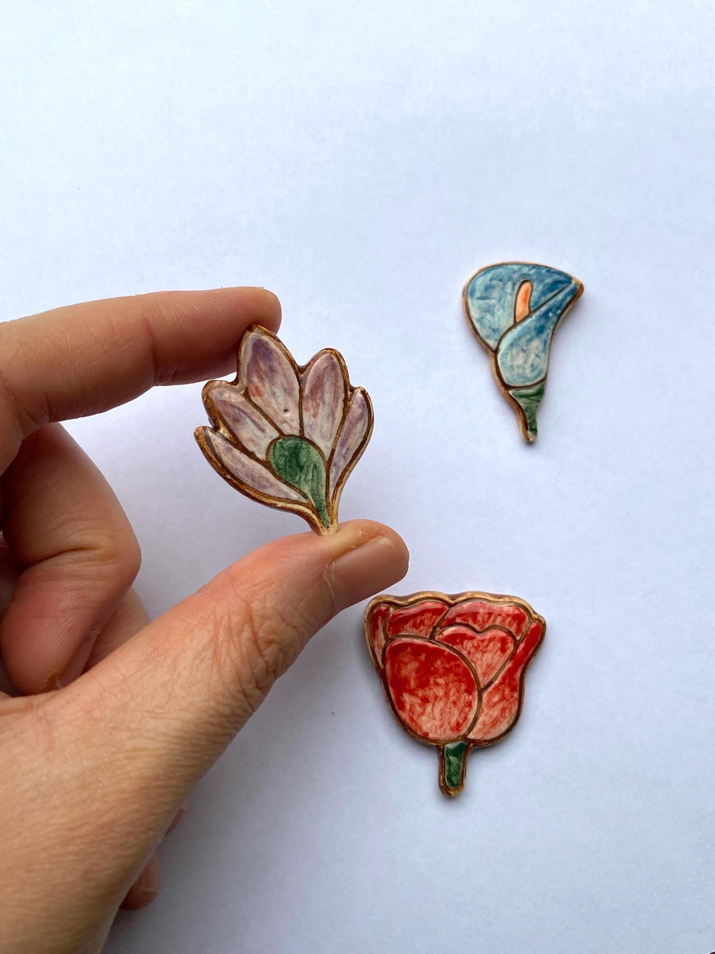 Botanical Pin Brooch Set