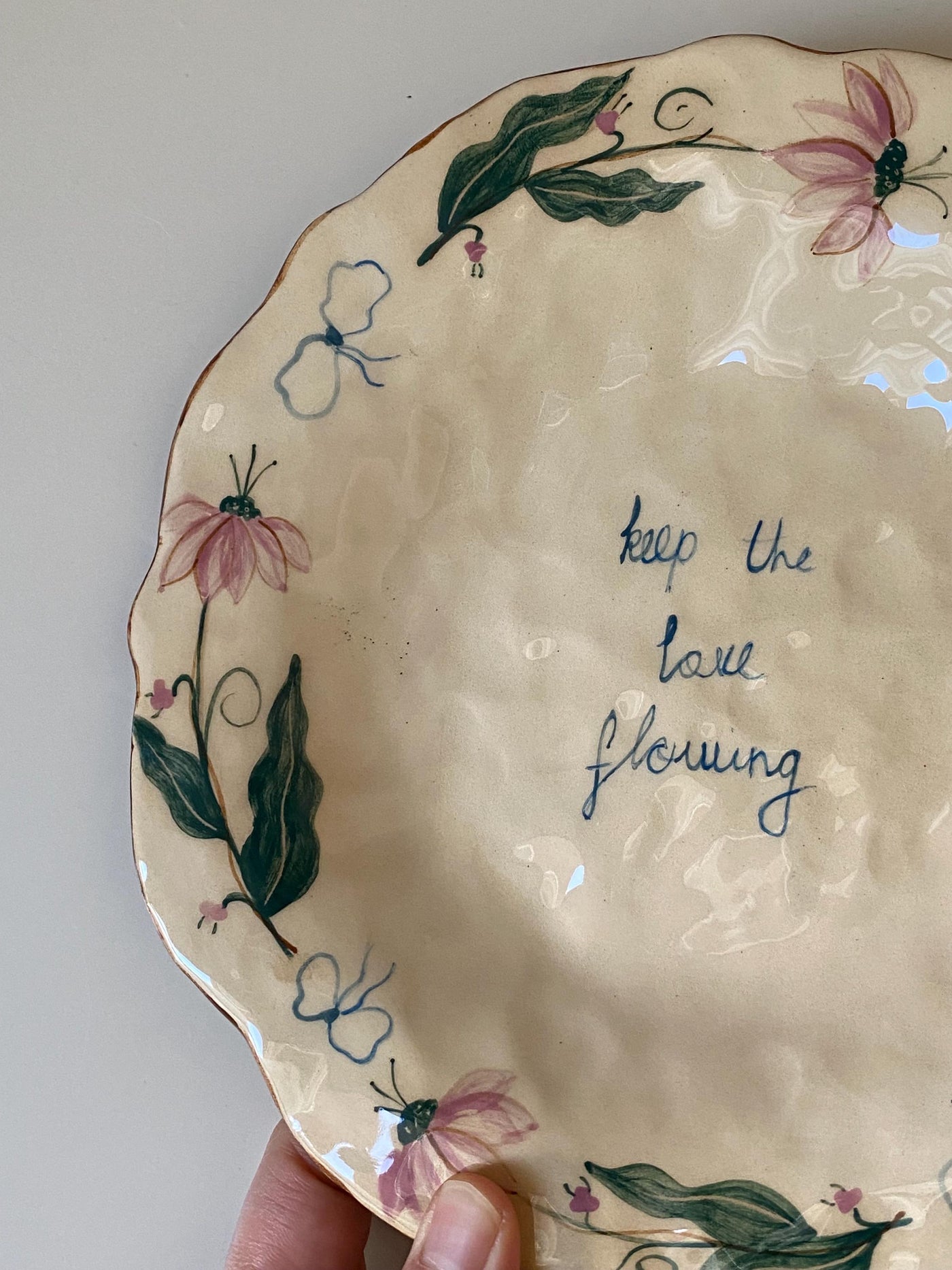 Keep the Love Flowing Plate