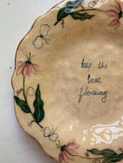 Keep the Love Flowing Plate