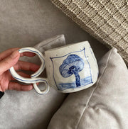 Blue Mushrooms Mug