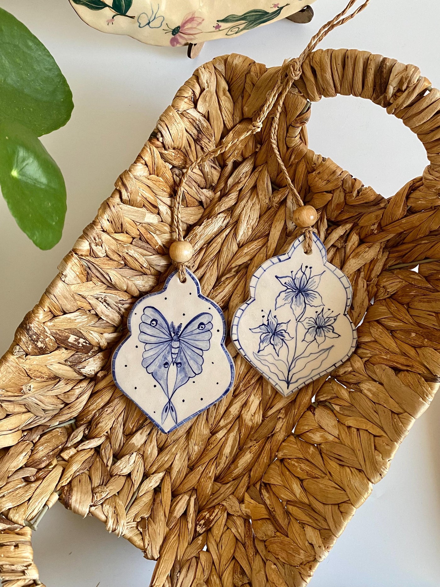 Butterfly & Lilies Wall Hanging