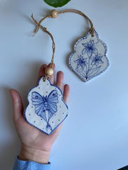 Butterfly & Lilies Wall Hanging