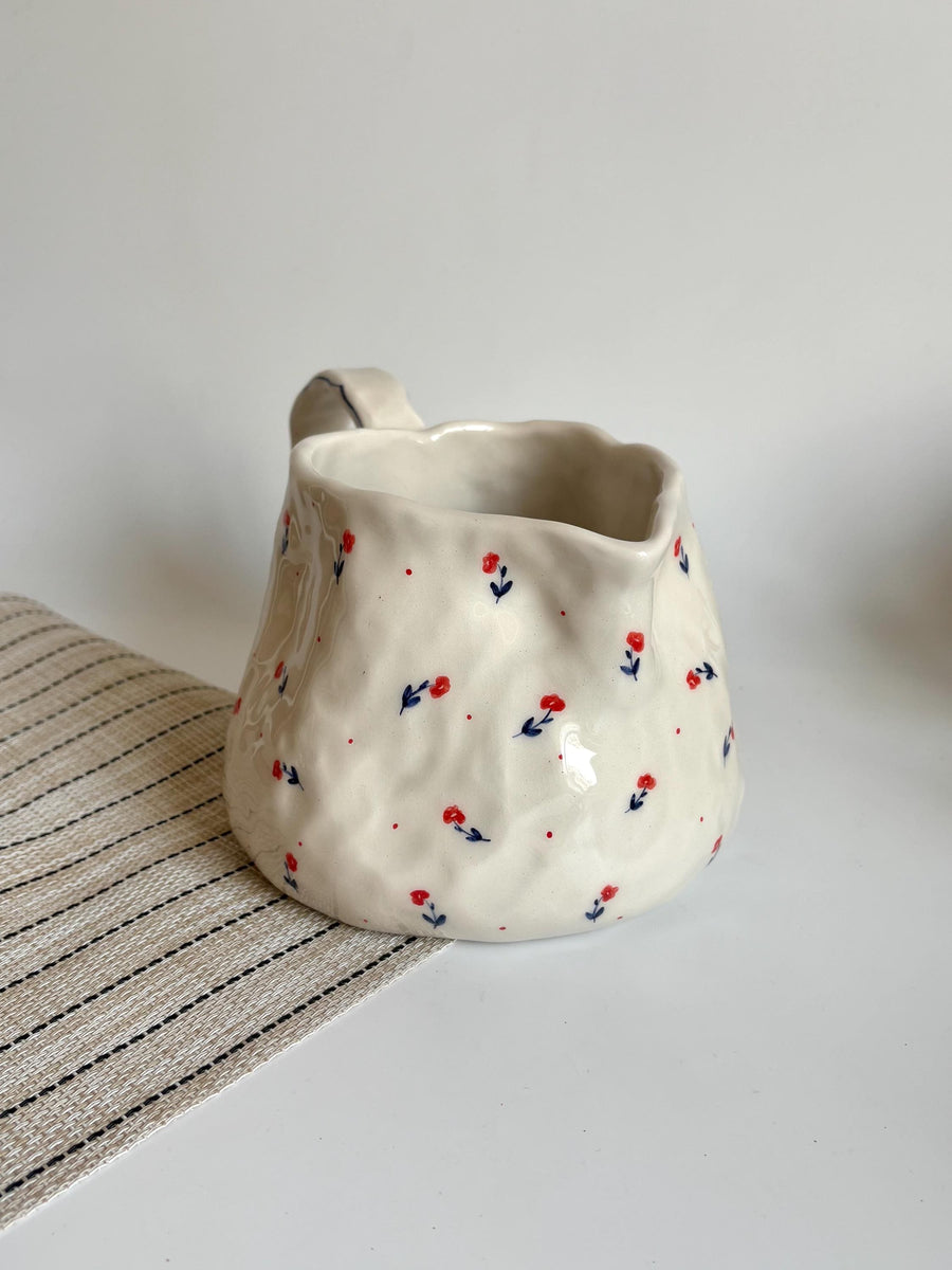 Red Poppy Pitcher
