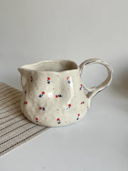 Red Poppy Pitcher