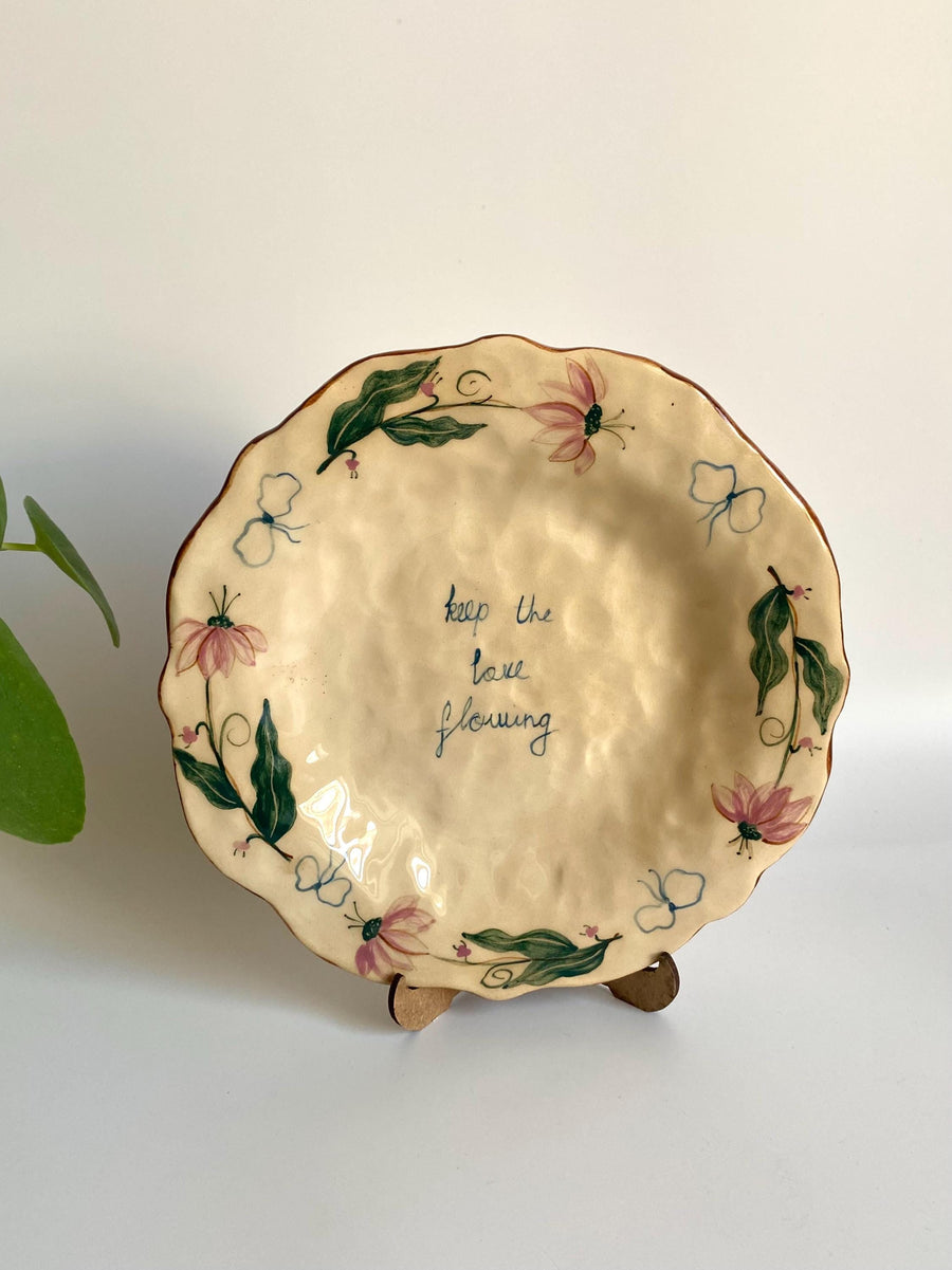 Keep the Love Flowing Plate