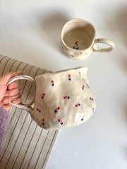 Red Poppy Pitcher