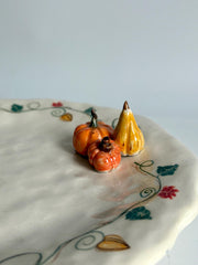 Pumpkin Decor Ceramic Plate